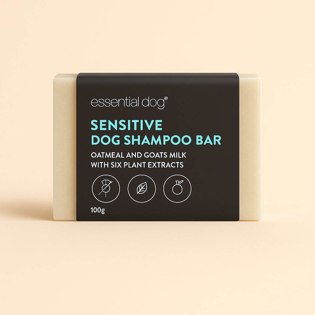 Solid Dog Shampoo Bar — Oatmeal, Lavender & Geranium