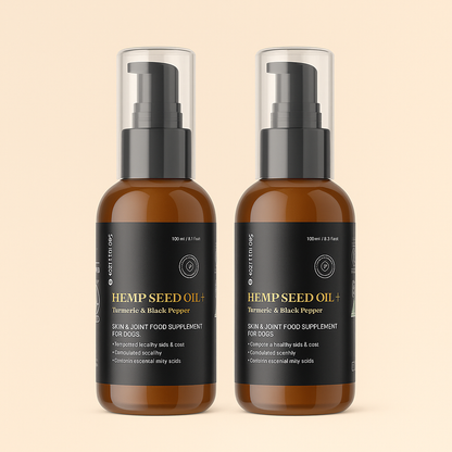 100% Raw Hemp Seed Oil — Turmeric & Black Pepper