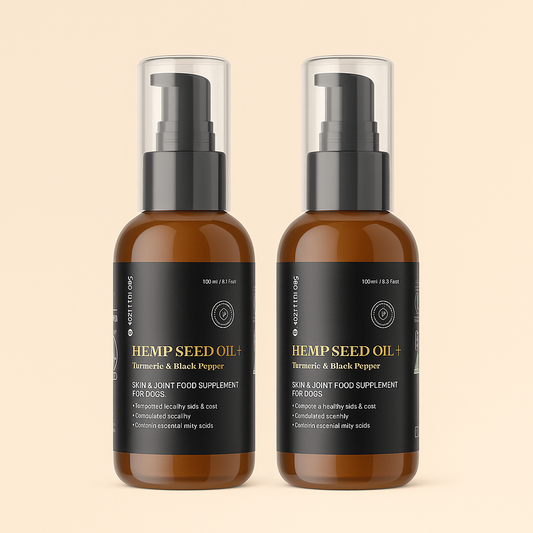 100% Raw Hemp Seed Oil — Turmeric & Black Pepper
