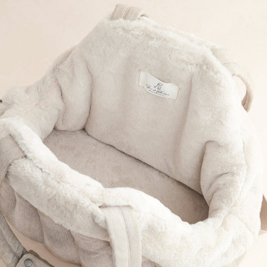 Luxe Travel Carrier Set — Plush Insert & Premium Comfort-1